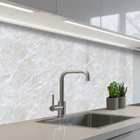 REVETEMENT MURAL DE CUISINE, CRÉDENCE DE CUISINE Surface - Texture - Gris 100x60