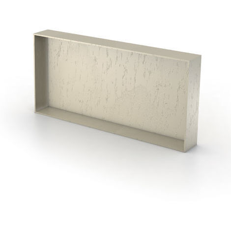 Revêtement sahara beige pour niche Sanwell TOP 230x430x100mm – Épaisseur 6mm – Surface esthétique et facile d'entretien – Compatible avec niches wedi