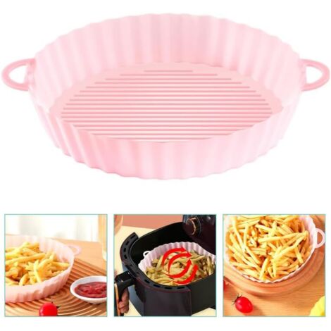 Revêtement silicone friteuse air, tapis cuisson antiadhésif résistant chaleur durable