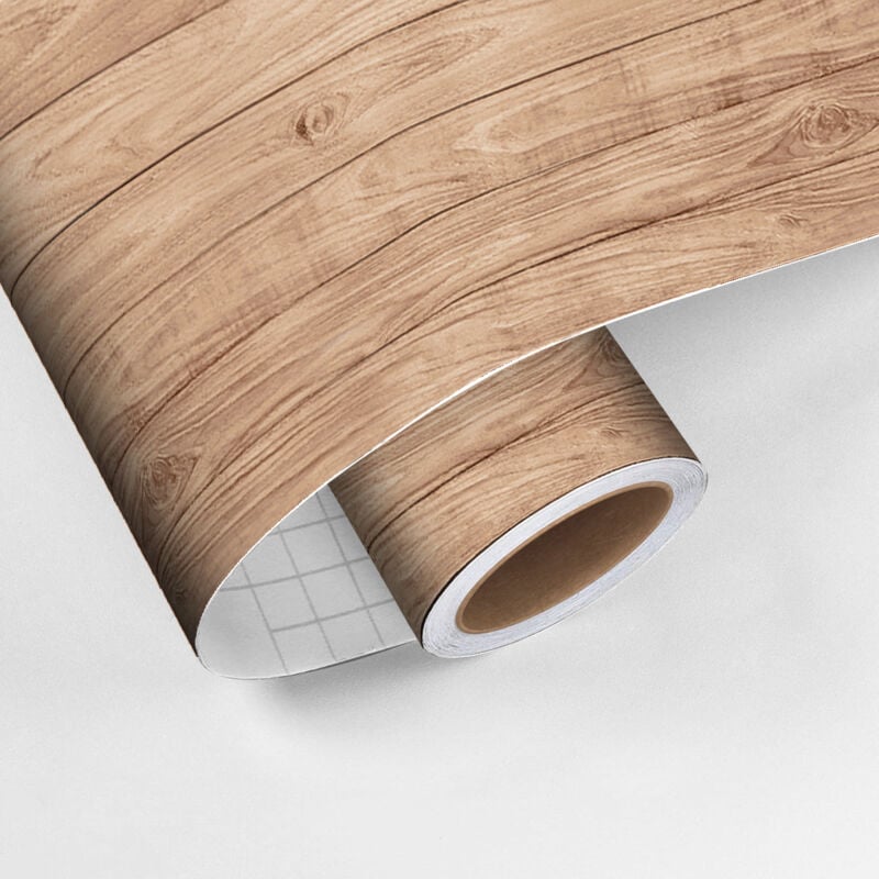 Revêtement sticker sol - bois du mississippi - Rouleau adhésif Protection Anti-dérapant - 60x100cm