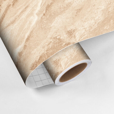 Revêtement sticker sol - MARBRE DE MODÈNE - Rouleau adhésif Protection Anti-dérapant - 60x100cm