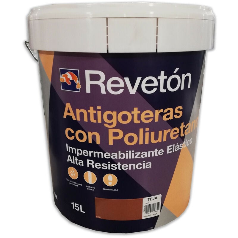 

ANTIGOTERAS CON POLIURETANO 15 LT | COLOR: Rojo Teja 017 - Rojo Teja 017