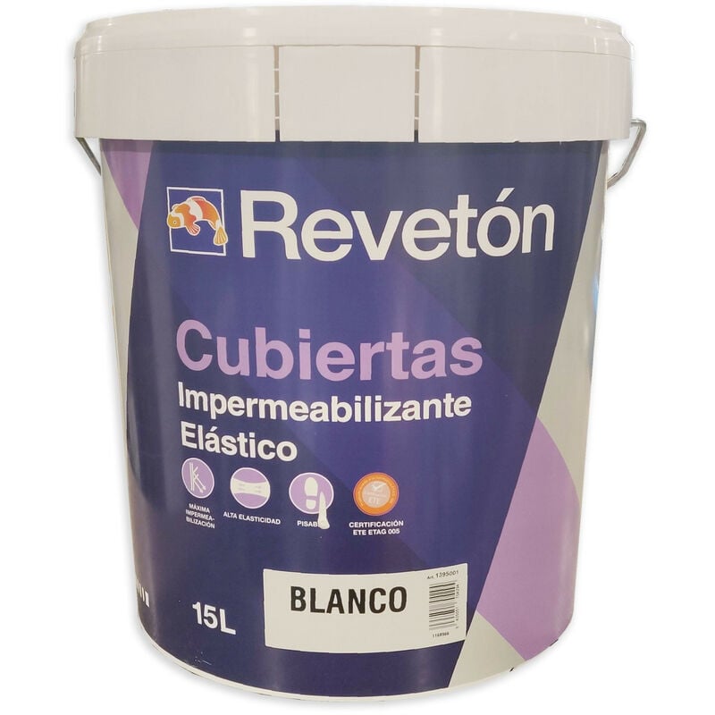 

CUBIERTAS IMPERMEABILIZANTE 15 LT | COLOR: Blanco 001 - Blanco 001 - Reveton