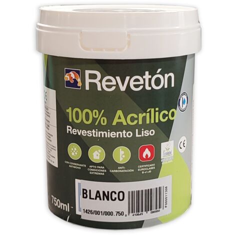 REVETON LISO 100% ACRILICO BLANCO 750 ML