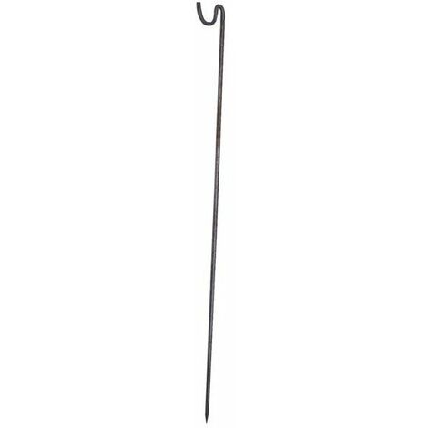 Revex – Piquet porte-lanterne en acier 130 cm – Support pour éclairage extérieur – Installation rapide – Résistant aux intempéries