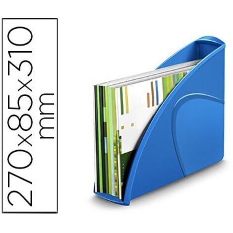 Revistero cep plastico uso vertical / horizontal azul 85x270x310 mm