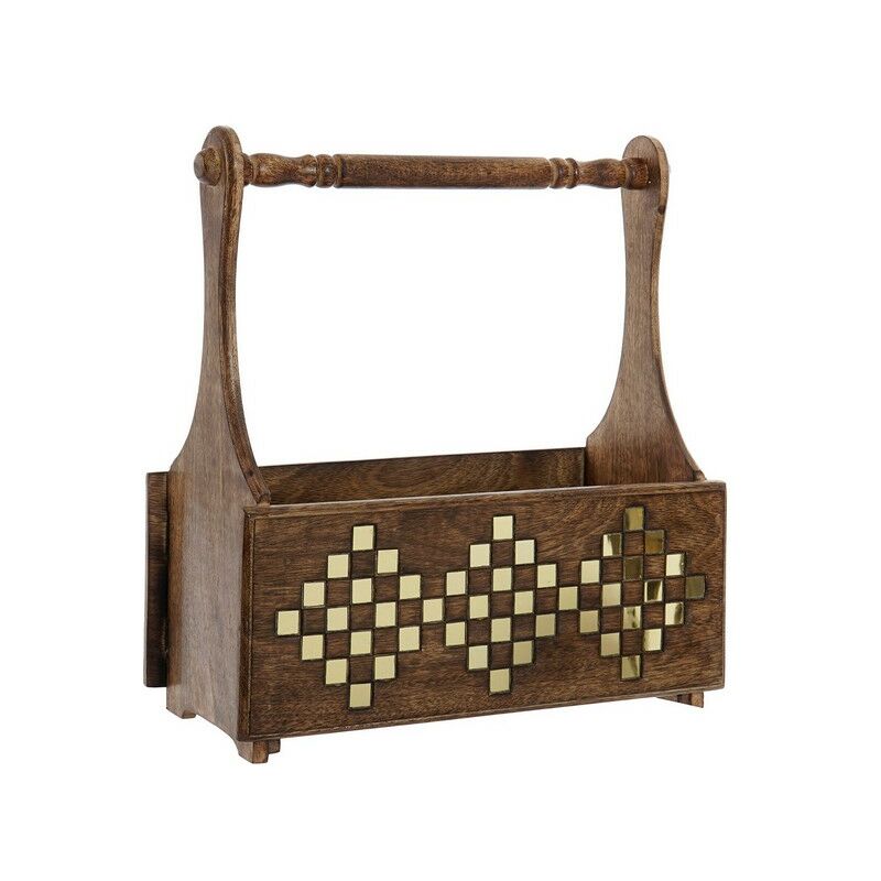 

Revistero DKD Home Decor Cristal Madera de mango (38 x 16 x 41 cm)