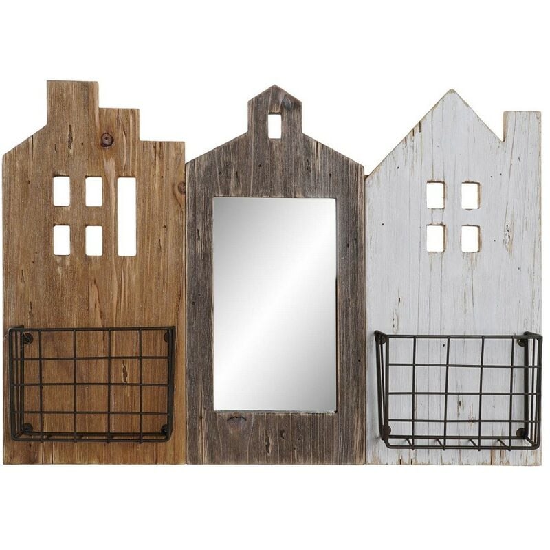 

Revistero DKD Home Decor Metal Madera de Paulonia (57 x 10 x 40 cm)
