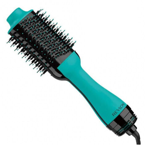 REVLON Teal Blue Brosse sechante et coiffante - Technologie ionique - 2 vitesses, 3 niveaux de chaleur - Revetement ceramique -