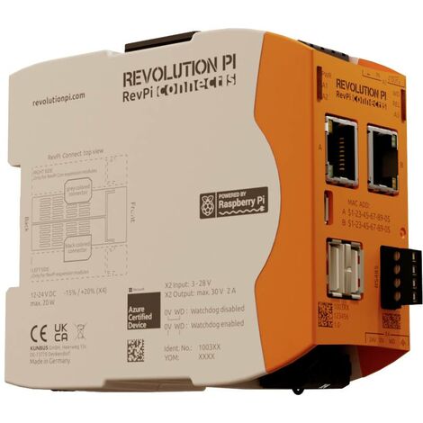 Revolution Pi by Kunbus RevPi Connect S 8 GB PR100362 API - Module d'extension 24 V/DC