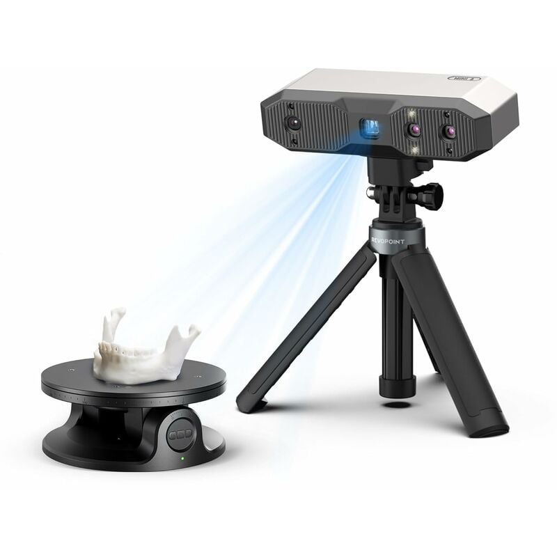 Revopoint - mini 2 Advanced Scanner 3D pour Impression 3D, Précision Jusqu'à 0,02 mm, Scan Rapide à 16 ips, Scanner 3D Portable à Scan Couleur pour