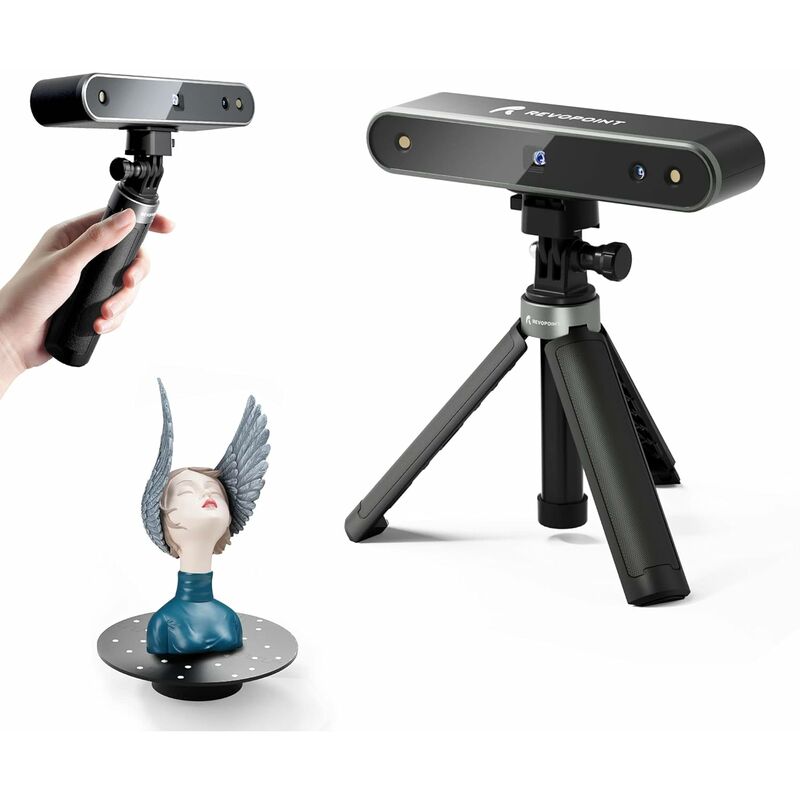 Image of Pop 2 Scanner 3D professionale - Precisione 0,05 mm - velocità di scansione di 10 fps 3D Scanner - Scanner 3D Portatile per la Stampante 3D - Premium