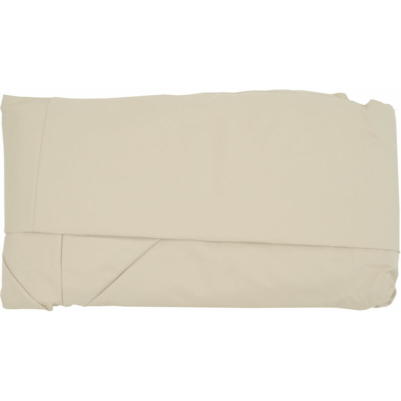 Toile de rechange pour parasol HHG-691, 8 baleines rondes Ø3m 220g/m² polyester, Toile de rechange p.ex. pour Parasol déporté HHG-691, crème-beige