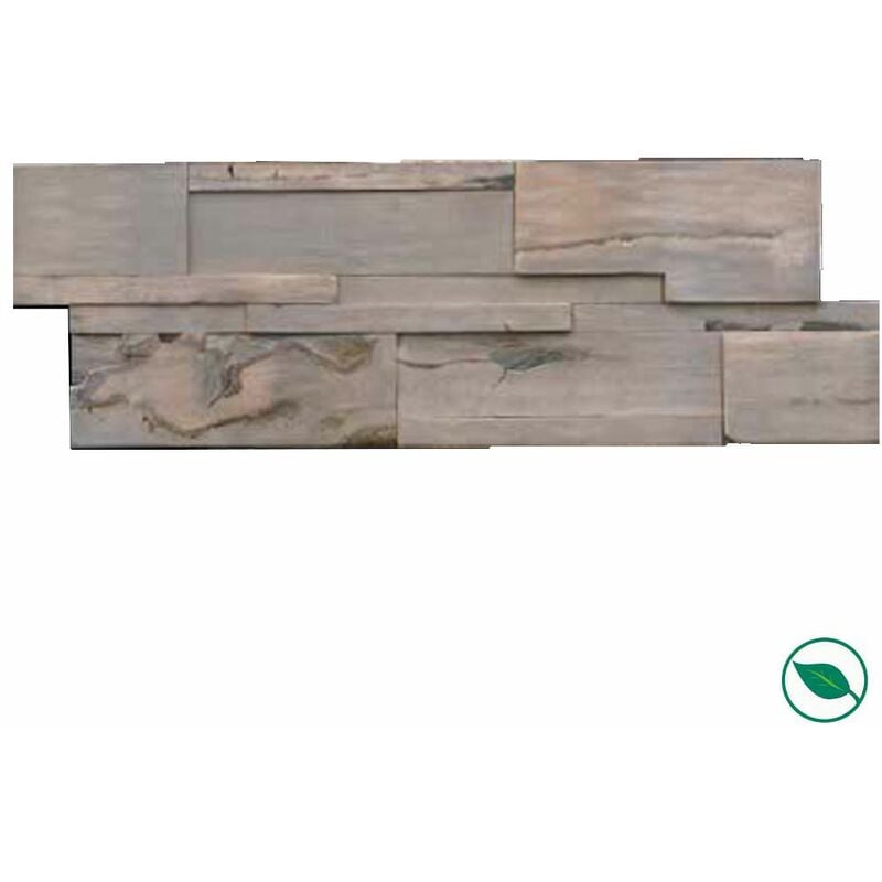 Plaquettes de parement mural barnwall Vérone 1200 x 120/150 x 9 mm paquet de 0,85 m² fsc 100%