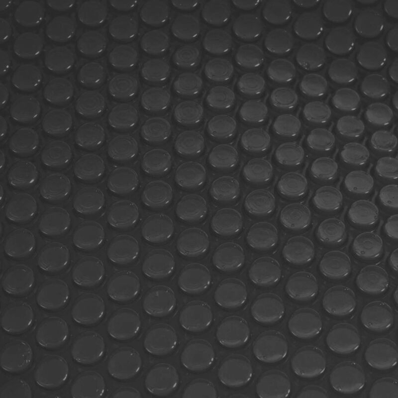 Mendler - Revêtement pour piscine/pool, bâche thermique, épaisseur: 400 µm - rectangulaire, 8x4 m, noir