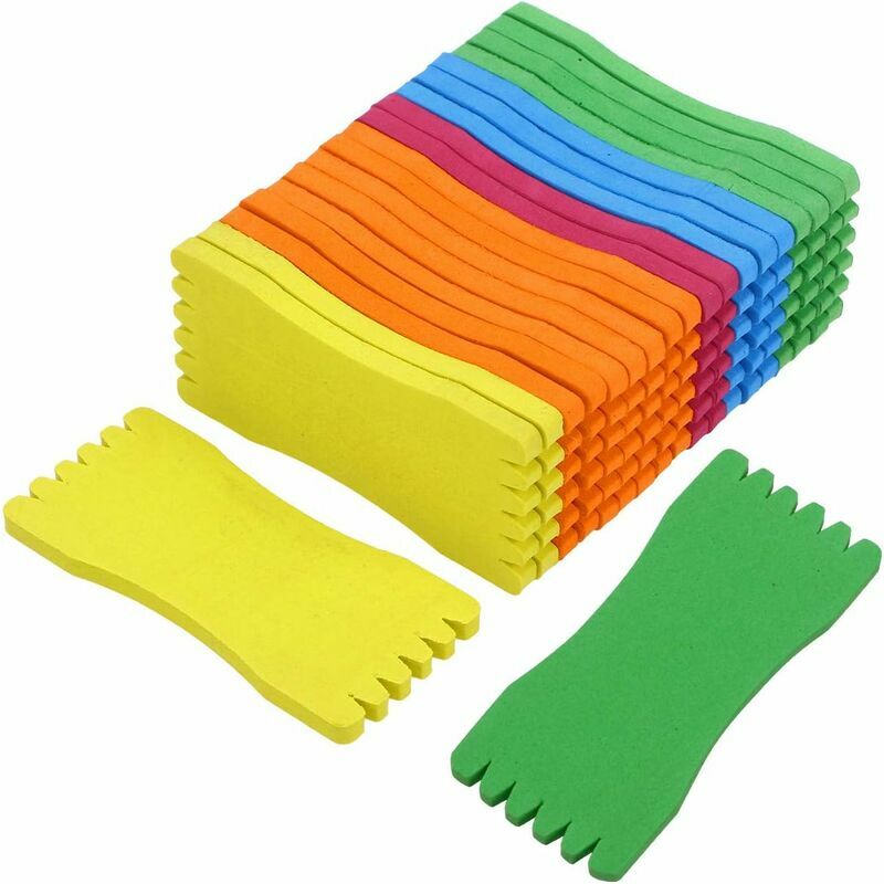 Trimec - Rewinder Ligne De Pêche De Pêche Feuille De Mousse Éponge Accessoires De Pêche Couleur Aléatoire 10x4.5x0.6cm 40 pcs