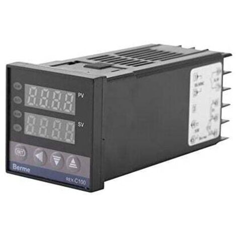 REX-C100 AC110V-240V 0℃ - 1300℃ Termostato digitale LED Regolatore di temperatura digitale con allarme