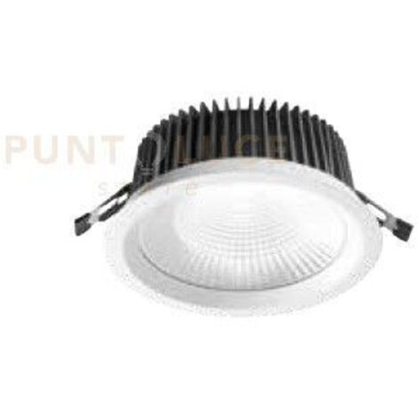 REX FARETTO DA INCASSO LED 3000K 3100LM 40W IP20 BIANCO D.22CM