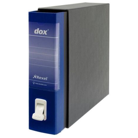 Rexel D26204 raccoglitore ad anelli Foolscap Nero, Blu