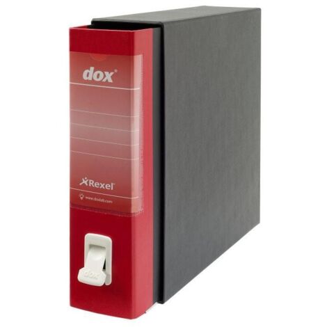 Rexel D26211 raccoglitore ad anelli Foolscap Nero, Rosso