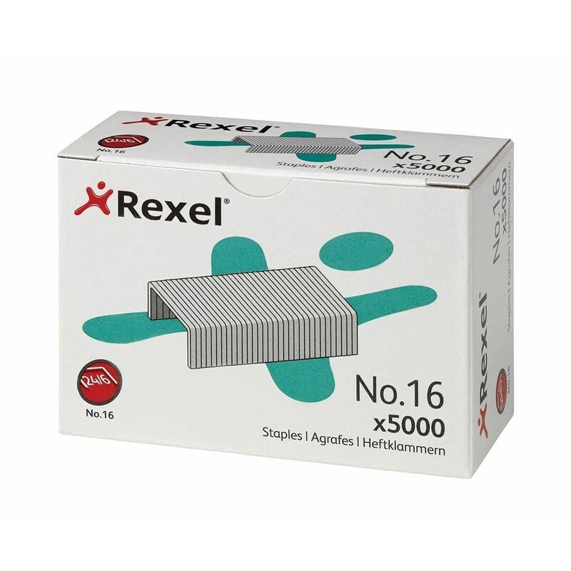 Rexel - No16 Staples Metal 6mm Pk5000 - RX06010