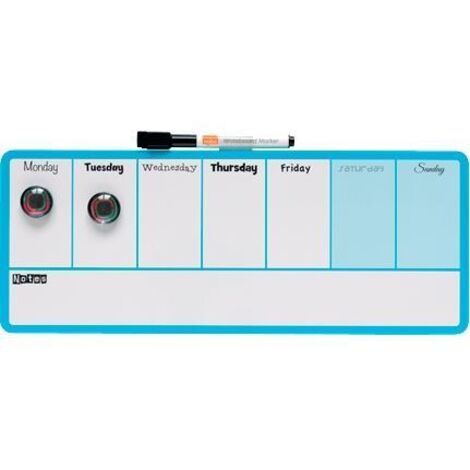 Rexel Organizador semanal magnético azul (140 x 360 mm)