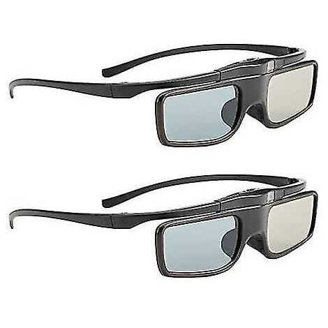 Rf 3d Glasses Active Shutter Rechargeable Suitable For Rf 3d Tv & Projectors Rf 3d Eyewear 2 Pack THSINDE
