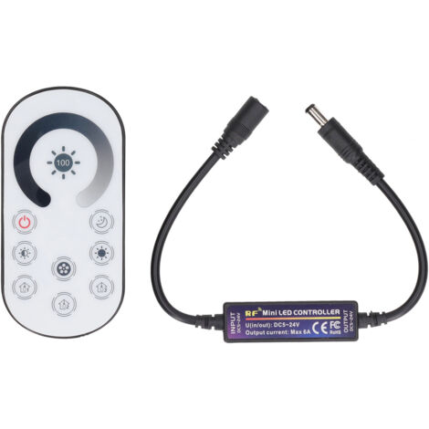 RF Full Touch Dimmer Wireless Constant Voltage LED Controller Mini Induction Light Bar Controller DC 5‑24V