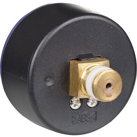 RF manometre 50 axial 0-6 bar raccord 1/4" axial (au dos)