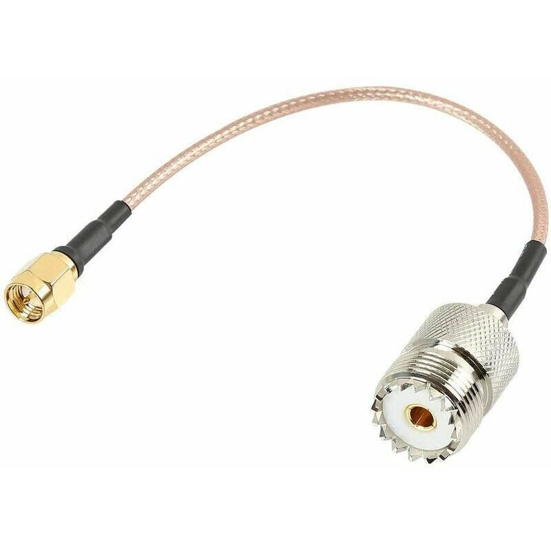 Rf RG316 Pigtail Low Loss Cable, sma Male to uhf SO-239 Female Coaxial Antenna Connector