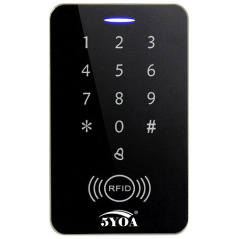 RFID Clavier de contrôle d'accès de Porte d'entrée de proximité à proximité 125KHz RFID Lecteur de Carte d'identité Tactile Clavier pour système de sécurité d'entrée de Bureau à Domicile