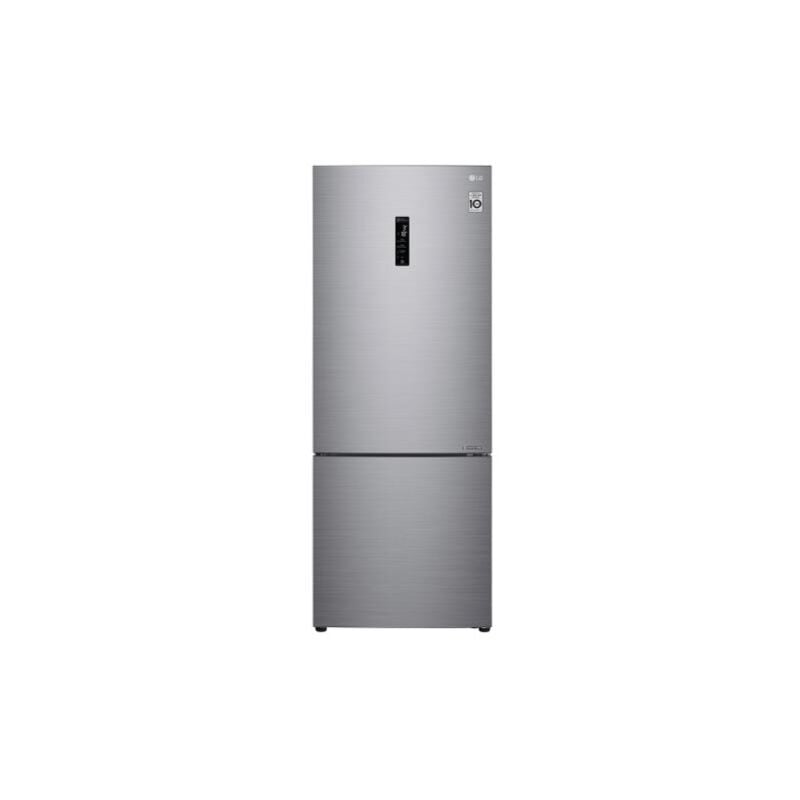 Réfrigérateur combiné 70.5cm 451l nofrost platinium LG gbb566pzhzn - gris
