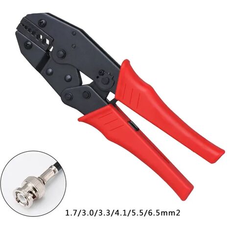 KNIPEX PINZA CRIMPATRICE CAPICORDA PER CONNETTORI COASSIALI F BNC RCA