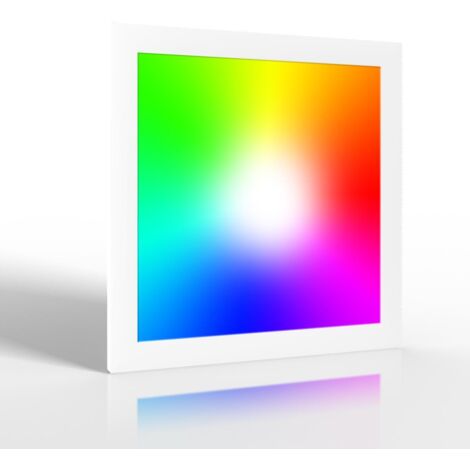 RGB+CCT LED Panel Pro 30x30cm 18W 24V Rahmen weiß