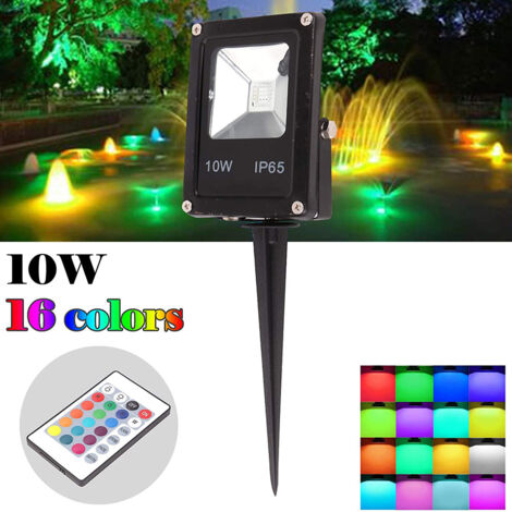 RGB-LED-Flutlicht für den Außenbereich – Gartenleuchte mit Farbwechsel für Landschaft und Innenhof