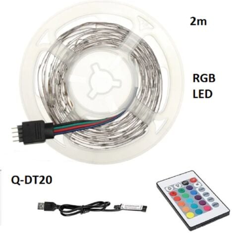 LED Streifen (5V) USB 1M oder 2M Lichtstreifen Online kaufen