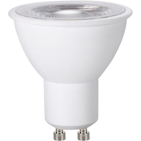 RGBW GU10 LED Dimmable Couleur Blanc 6000k, 7W équivalent 70W (Lot de 5) [Classe énergétique E]