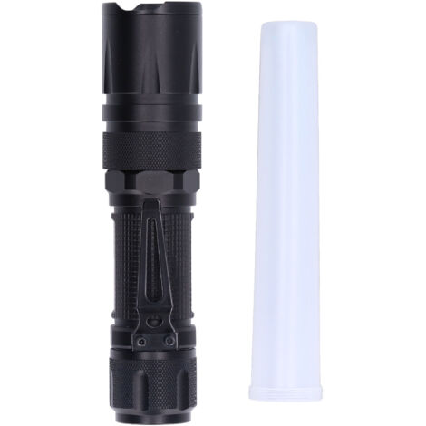 RGBW IPX5 wasserdichte 4-in-1-Taschenlampe, 100–200 m Reichweite, multifunktional zum Wandern und Campen