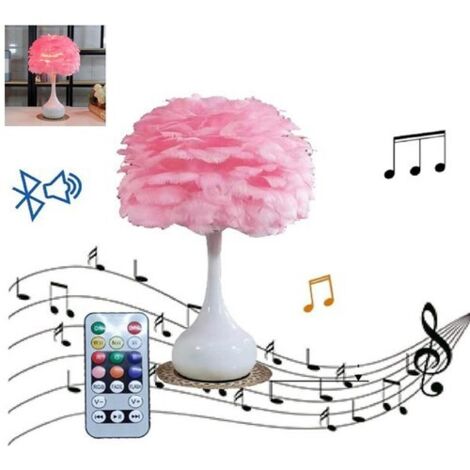 RGBWLED-LAMPEMITROSAFEDERN,NACHTTISCH,BLUETOOTH-FERNBEDIENUNG,MUSIK
