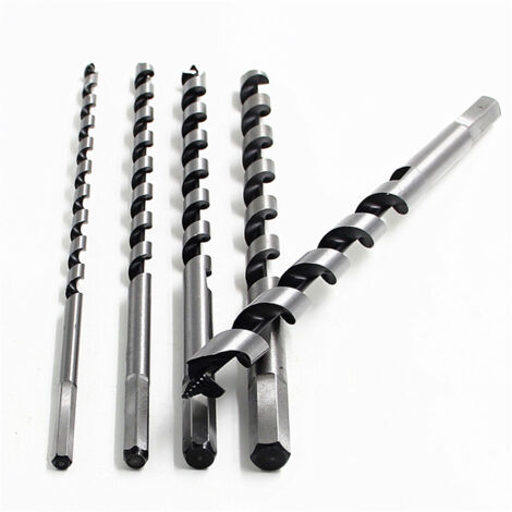 RGE BDD Mèche à Bois Hélicoïdal, 8 PCS SDS-Plus Forets à Bois Set en Acier Au Carbone Spiral Trou Cutter Outil à Bois Kit, D'outils avec Diamètre 6mm / 8mm / 10mm / 12mm / 14mm/ 16mm/18mm / 20mm