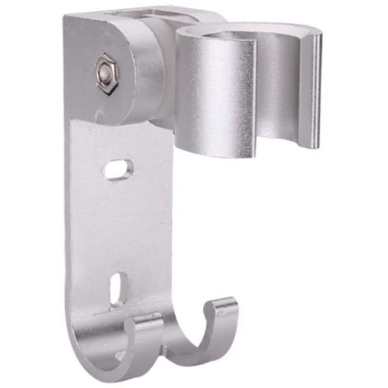 Réglable Shower Head Holders,Base de pommeau de douche,Support mural pour pommeau de douche,avec crochets de suspension,perçage,Imperméable,mural
