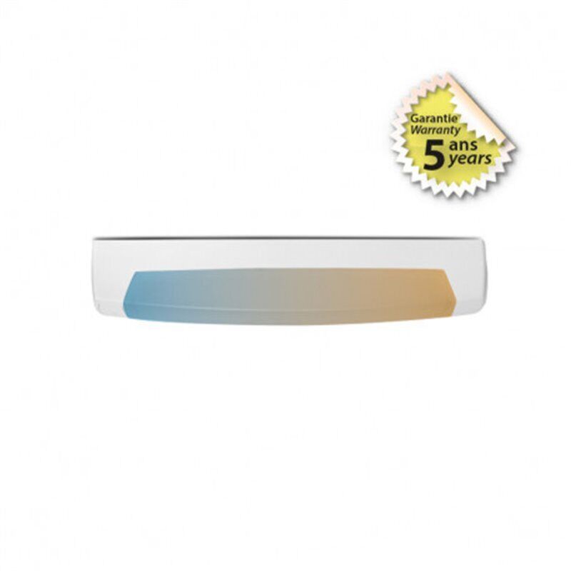 Réglette led Salle de bain cct compacto 8W (Interrupteur on/off et prise en option) Miidex Lighting cct - avec-interrupteur - avec-prise