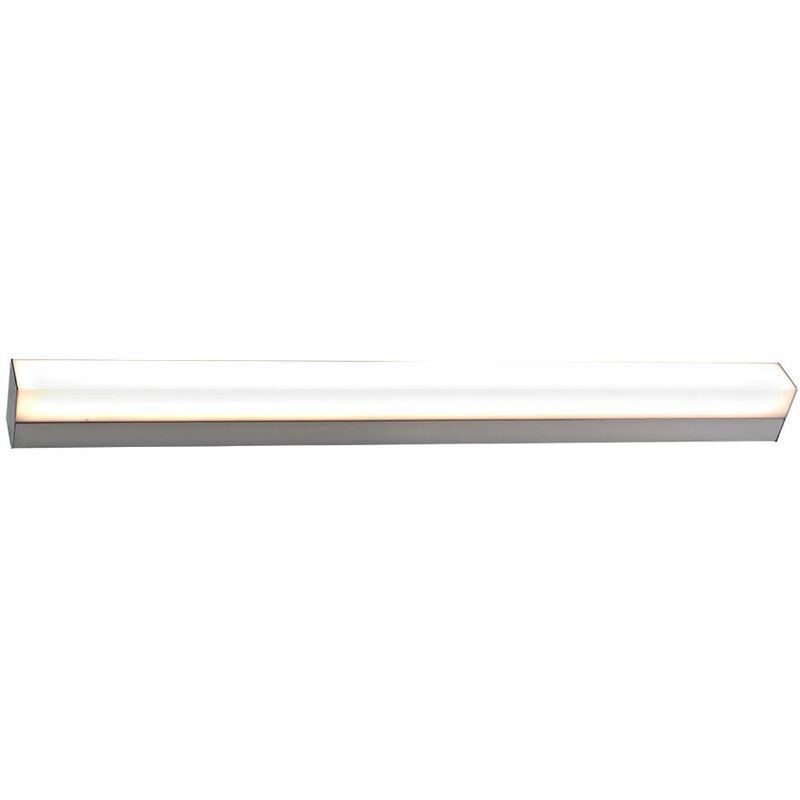 Réglette spéciale Salle de Bains IP44 (90cm 18W 1410lm 4000K) Chrome Voltman