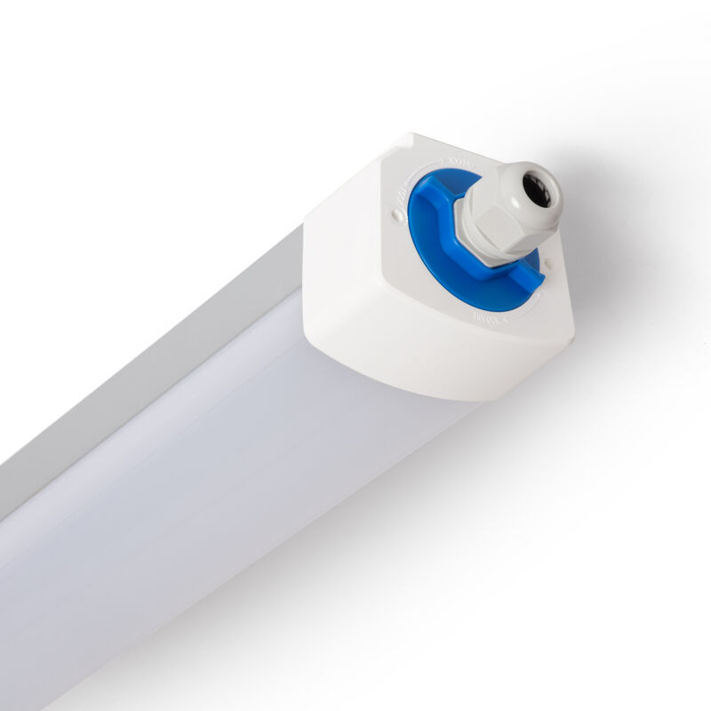 Réglette Étanche led 120cm 40W High Lumen 150lm/W Aluminium IP65 Raccordable 4000K Blanc neutre