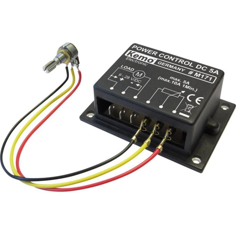Kemo - Régulateur de puissance M171 kit monté 9 v/dc, 12 v/dc, 24 v/dc
