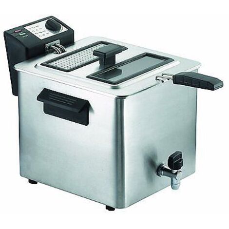 R.G.V. RGV FRY TYPE 8/N Friggitrice 8 L Singolo Nero Acciaio Inossidabile 3000 W