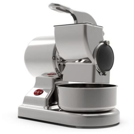 R.G.V. RGV Grattugia Elettrica Robusta 450W Acciaio Inox Argento Cucina