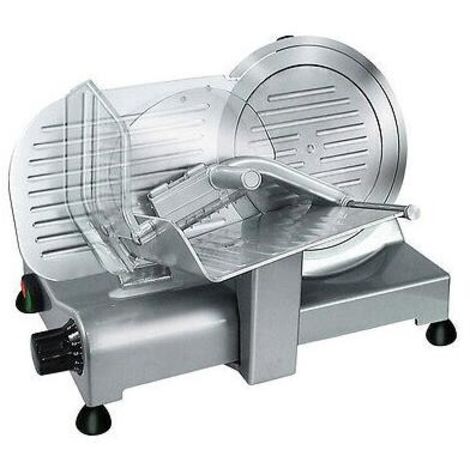 R.G.V. Lusso 25 Gl Affettatrice Elettrica, 140 Watt, Alluminio, Argento, Lama Diametro 25 Cm