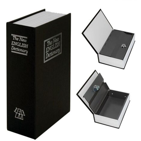 RGWERTSAFE,BUCH,MÜNZHALTER,SCHLÜSSEL,METALL,265X200X65MM