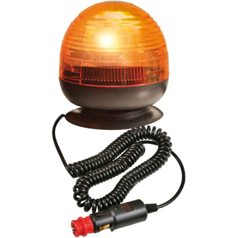 Rh-4, Luce Di Segnalazione Alogena Con Base Magnetica E Ventosa, 12/24V